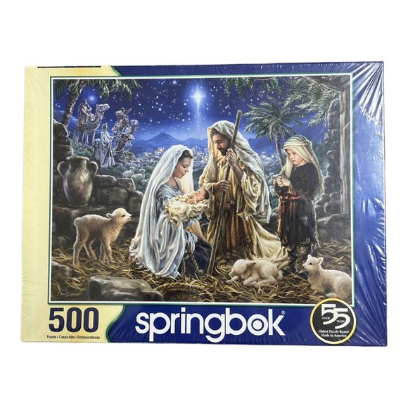 Springbok Puzzles Games Nativity Scene Puzzle By Springbok 50 Pc